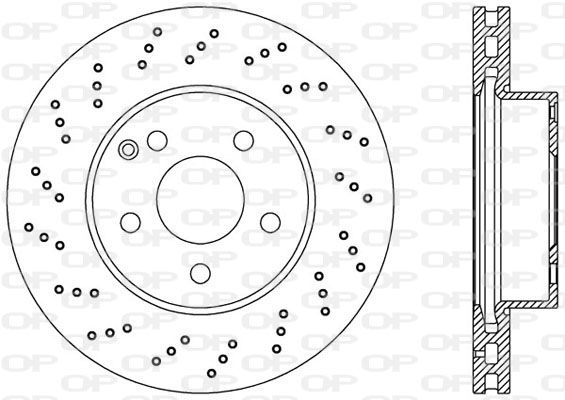 OPEN PARTS Тормозной диск BDR2393.25